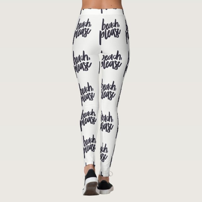 Plage S'Il Vous Plaît Leggings (Dos)