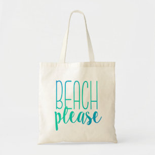 Plage S'il vous plaît   Sac fourre-tout Ombre Tur