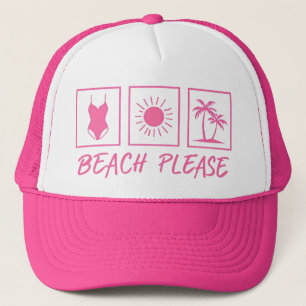 Plage S'Il Vous Plaît Trucker Chapeau Casquette de