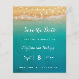 Plage String illuminations Mariage Enregistrer les