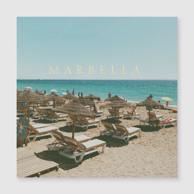 Plage Trocadero - Marbella - Espagne  (Devant)
