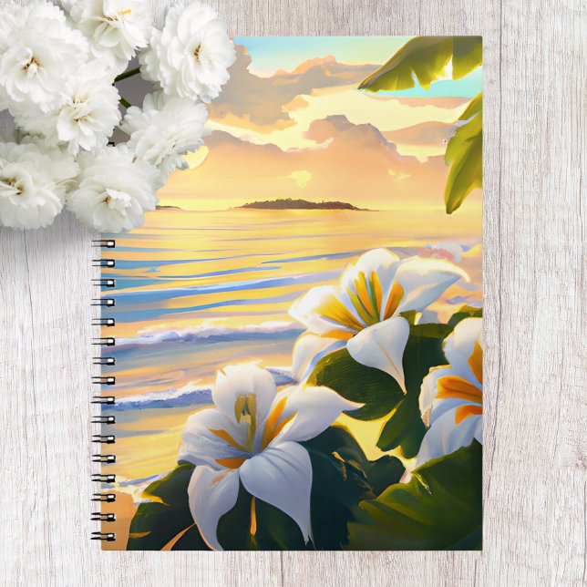 Plage Tropicale, Cahier Hawaï (Créateur téléchargé)