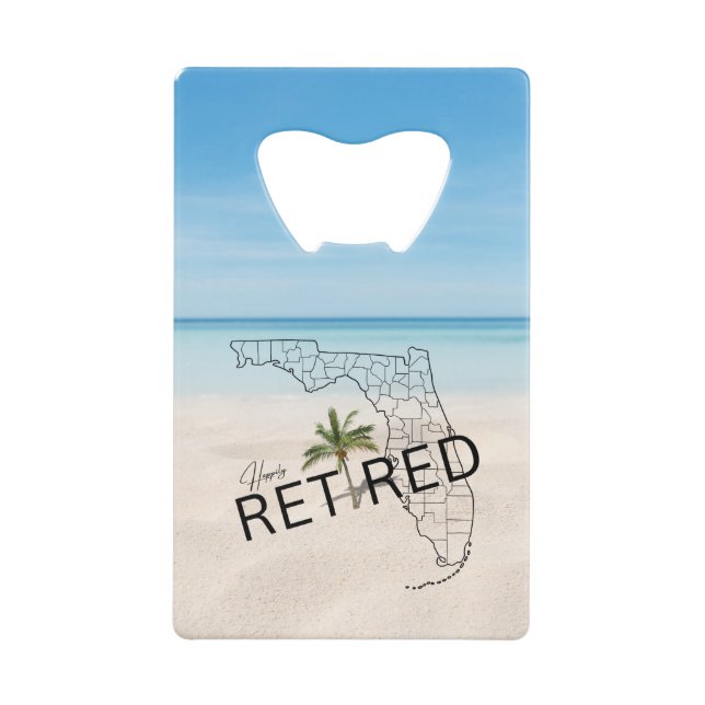 Plage tropicale et palmier de Floride à la retrait (Devant)