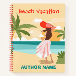 Plage Vacances Livre Couverture Inspiration Carnet