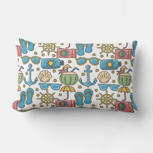 Plage Vacances Motif lancer des oreillers