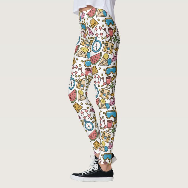 Plage Vacation leggings (Gauche)