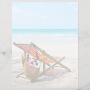 Plages tropicales Chaise de plage sur sable