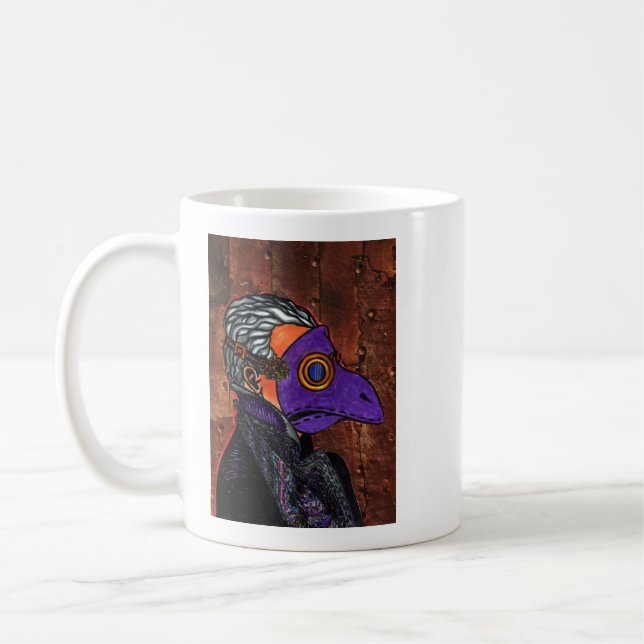 Plague Docteur Zendula Café Mug (Gauche)