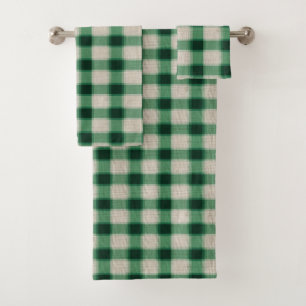 Plaid à la crème verte