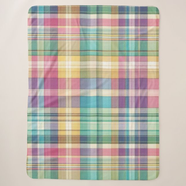 Plaid au printemps/Pâques/tartan (Devant)