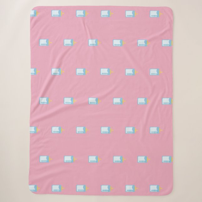 plaid bébé sherpa par dalDesignNZ (Devant)
