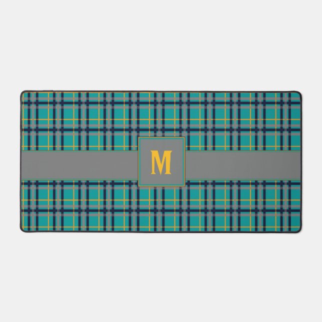 Plaid bleu et orange (Recto)