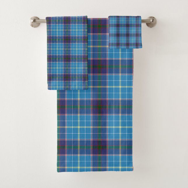 Plaid bleu, Texas State tartan (En situation)