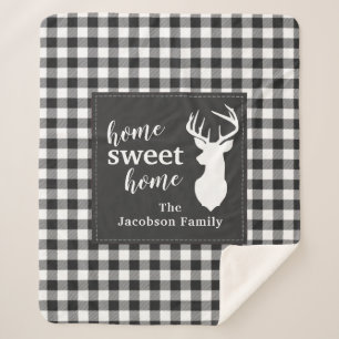 Plaid Christmas Holiday Home Sweet