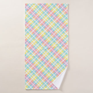 Plaid couleur pastel