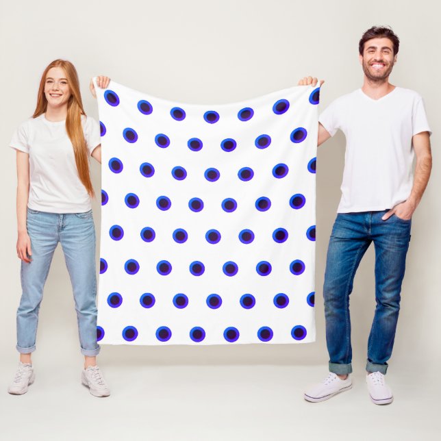 plaid couverture en laine polaire (En situation)
