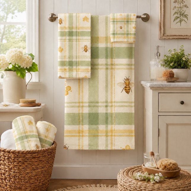 Plaid de prairie de ruche paisible  (Créateur téléchargé)