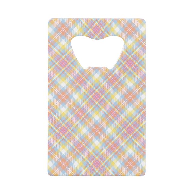 Plaid en pastel de rayure (Devant)