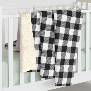 Plaid En vichy Black White Anniversaire