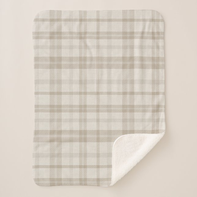 Plaid Ferme Taupe Atténué (Devant)