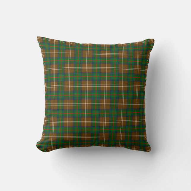 Plaid Jeu Oreiller Chisholm Chasse Tartan Coussin (Recto)