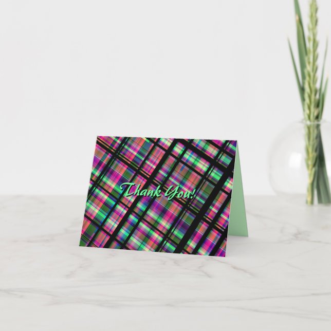 Plaid "Merci !" Cartes de note (Devant)