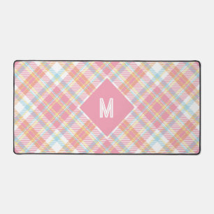 Plaid Monogramme personnalisé / Motif Tartan