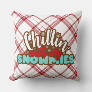 Plaid Noël Coussin Chillin avec My Snommies