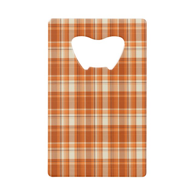 Plaid orange (Devant)