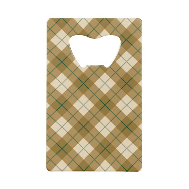 Plaid polarisé en or avec la rayure verte (Devant)