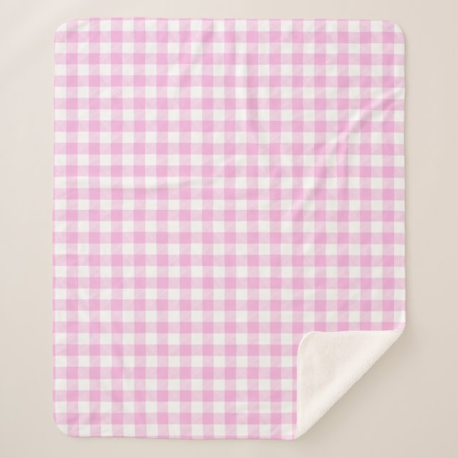 Plaid Rose Cottage de Campagne (Devant)