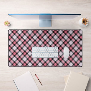 Plaid rose et noir