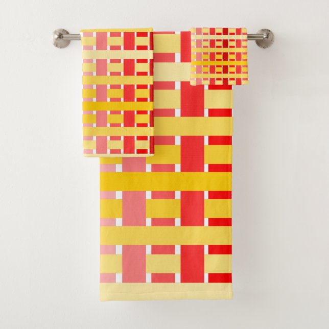 Plaid rouge-orange (En situation)