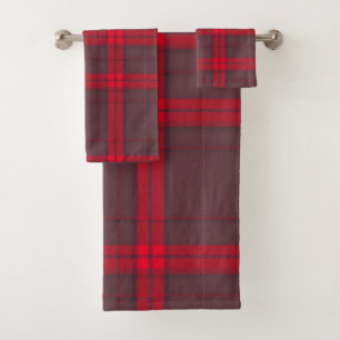 Plaid Rouge traditionnel Tartan Collection moderne