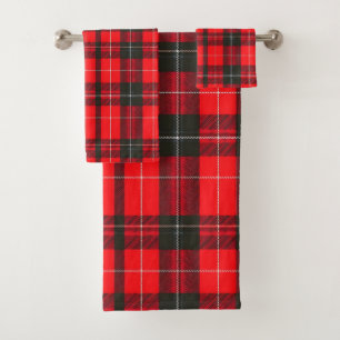 Plaid Rouge traditionnel Tartan Collection tendanc