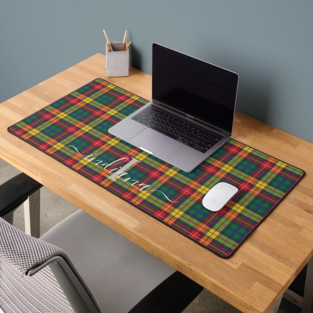 Plaid Rustique Monogramme Classique Buchanan Tarta (Bureau 2)