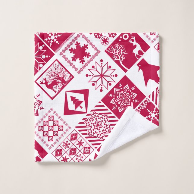 Plaid scandinave (Gant de toilette)