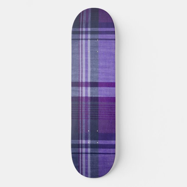 Plaid Skateboard Deck (Recto)