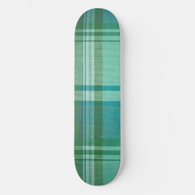 Plaid Skateboard Deck (Recto)
