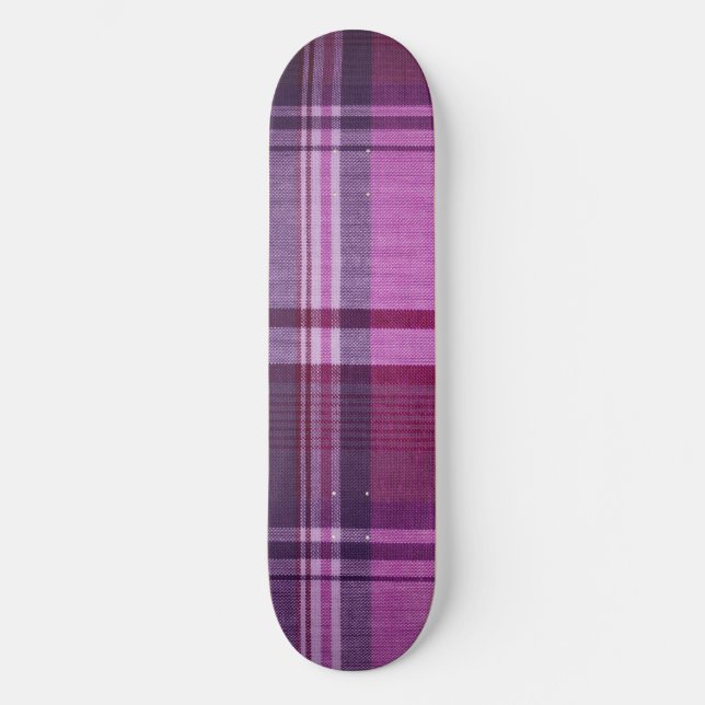 Plaid Skateboard Deck (Recto)