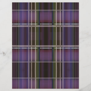 Plaid violet et vert