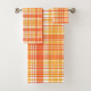 Plaids jaunes oranges Country