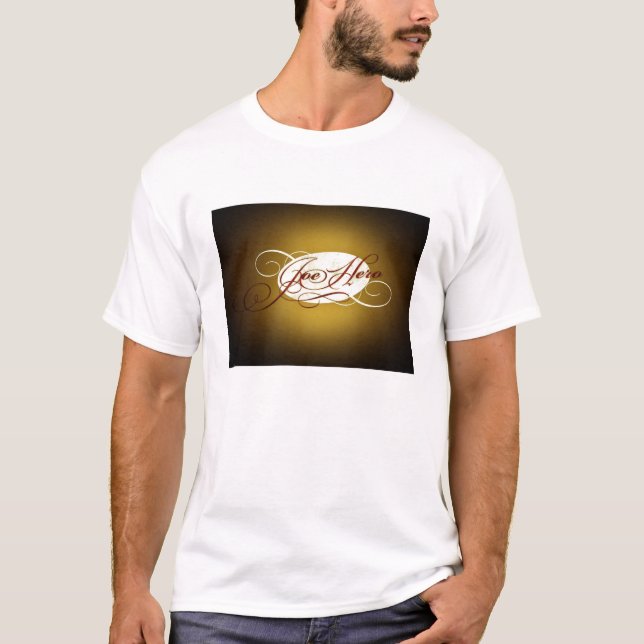 Plaine de T-shirt de héros de Joe (Devant)
