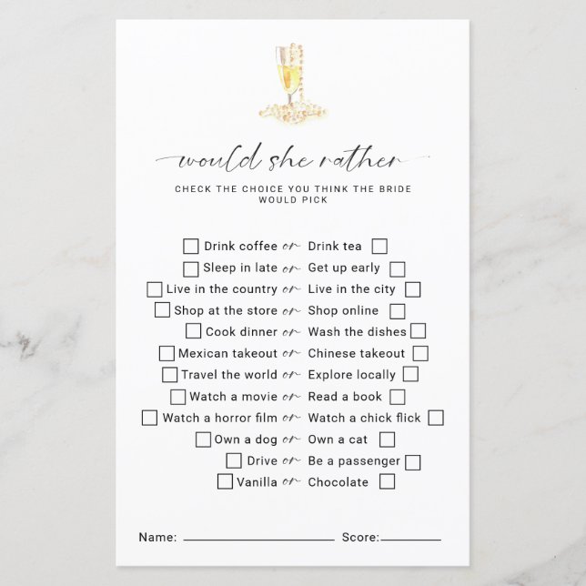 Plairait-Elle À Perles Fête des mariées Poursuivre (Devant)