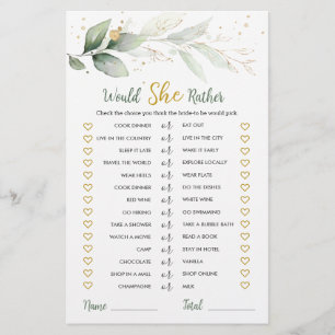 Plairait-Elle À Un Jeu De Mariage Vert Foliage