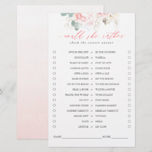 Plairait-Elle Plutôt Vert Floral Rose Jeu De Maria