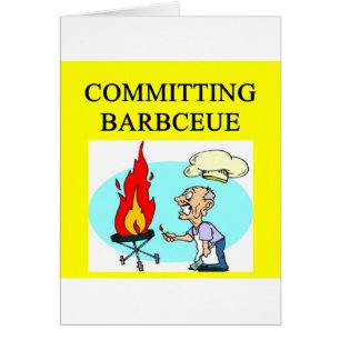 plaisanterie de engagement de barbecue