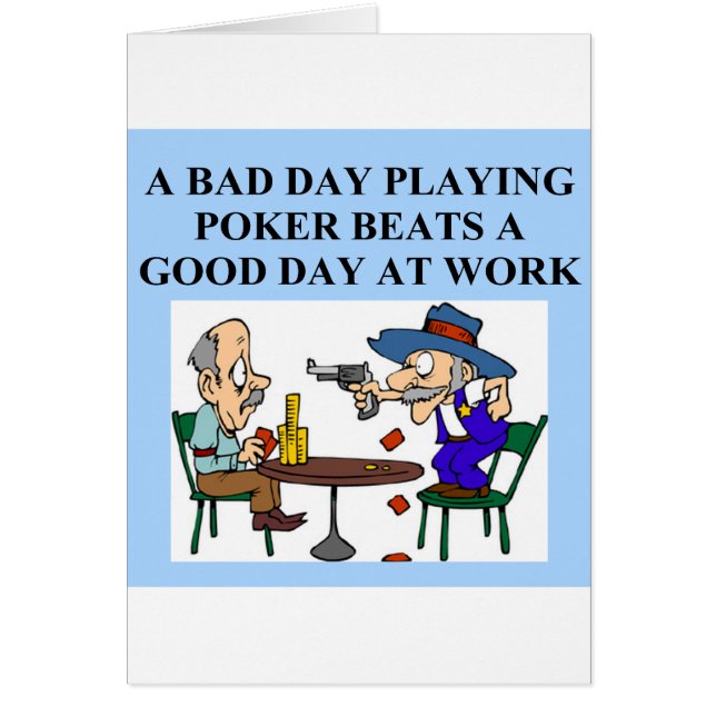 plaisanterie de joueur de jeu de poker (Devant)