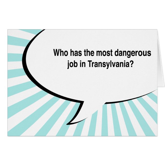 plaisanterie de la Transylvanie de dentiste (Devant horizontal)