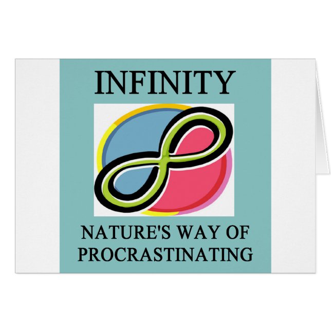 Plaisanterie de maths d'INFINI (Devant horizontal)